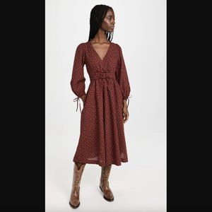 Madewell Arianne Tie Midi Dress